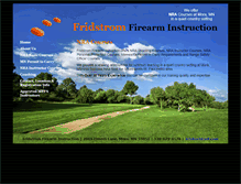 Tablet Screenshot of fridstromfirearminstruction.com